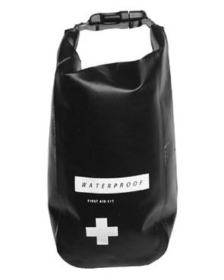 Медицинская водонепроницаемая сумка. Цвет черный. Прорезиненная. Размеры: длина 32 см, ширина 17см. Используется для переноски медикаментов. Можно вешать на пояс. Новая. Mil-tec.